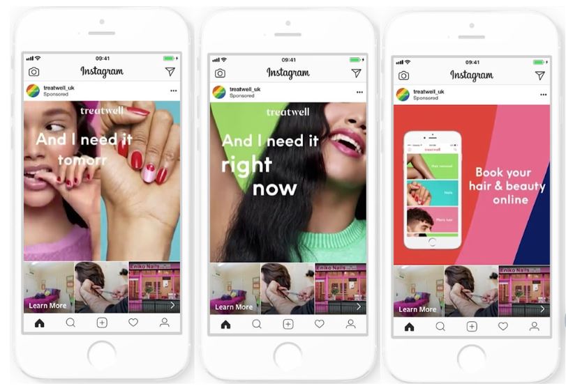 How many types of Instagram advertising are there?
