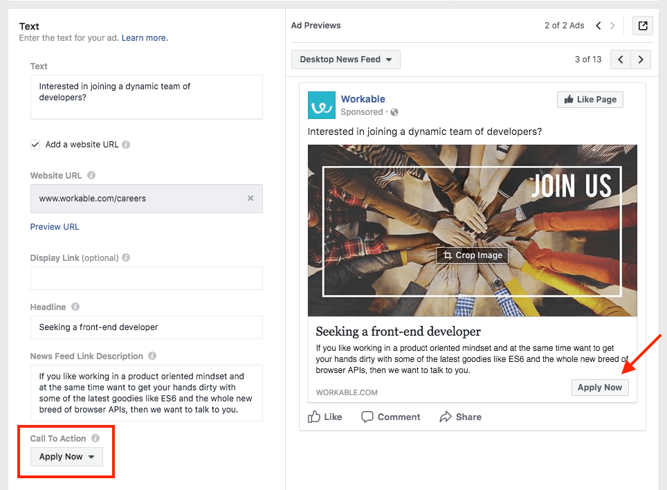 How to post a help wanted ad on Facebook