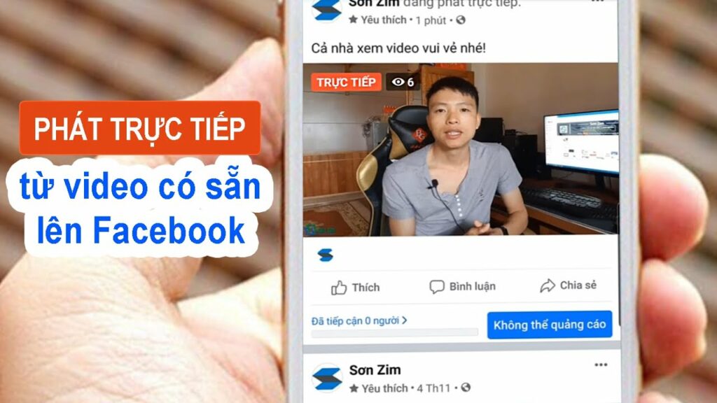 lên lịch phát trực tiếp trên Facebook từ điện thoại