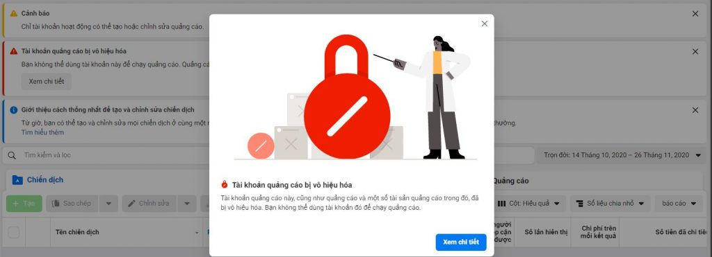 Lý do cần thêm tiền vào tài khoản quảng cáo trên Facebook