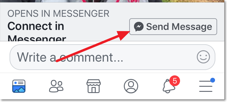 Overview of the Facebook Send Message Button