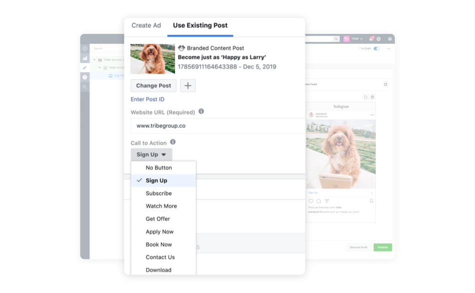 How to add paid partnership on facebook post