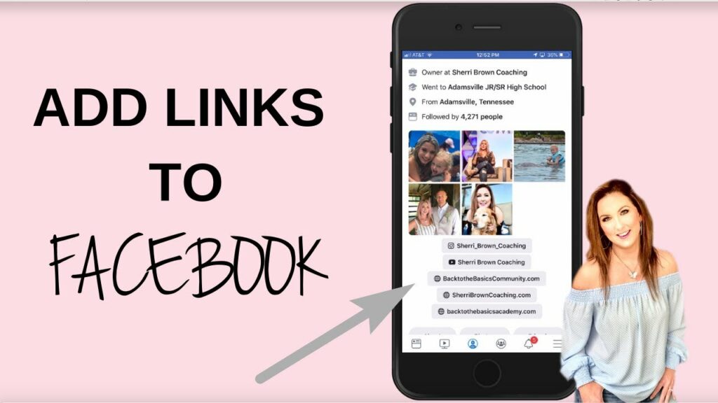 How to add your social media on Facebook