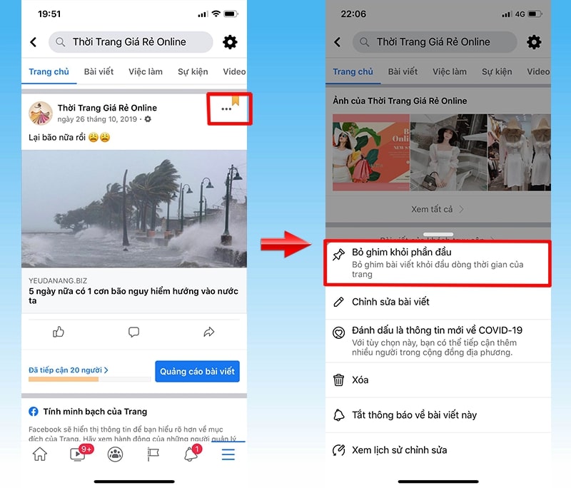 Nội dung đánh giá trên Facebook bao gồm những gì?