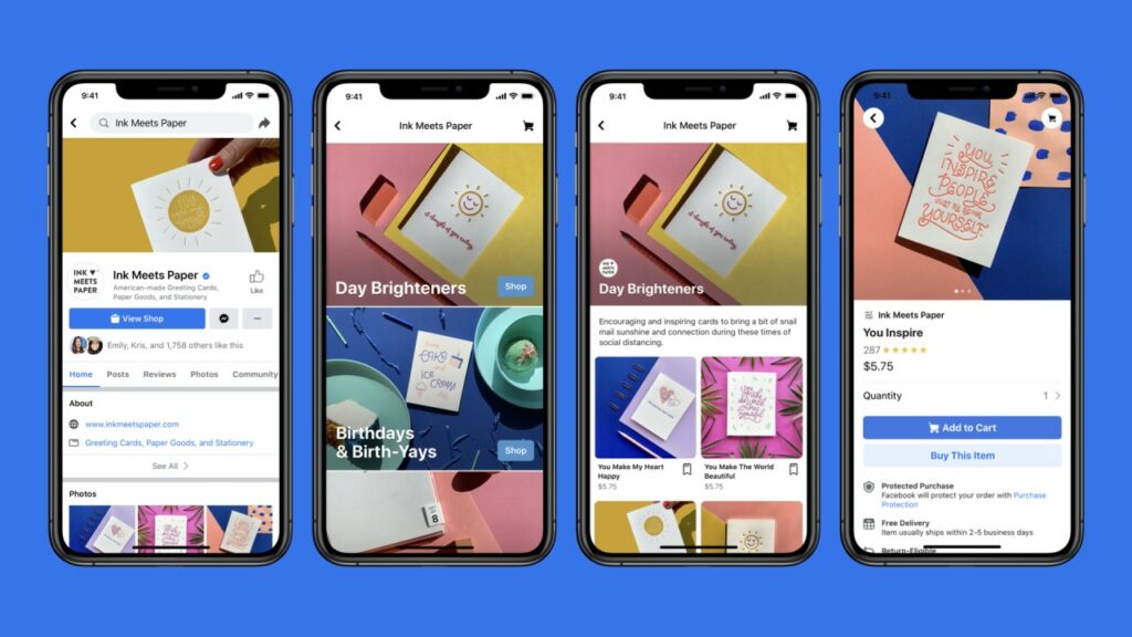 Opening a shop on Facebook is becoming more and more popular.