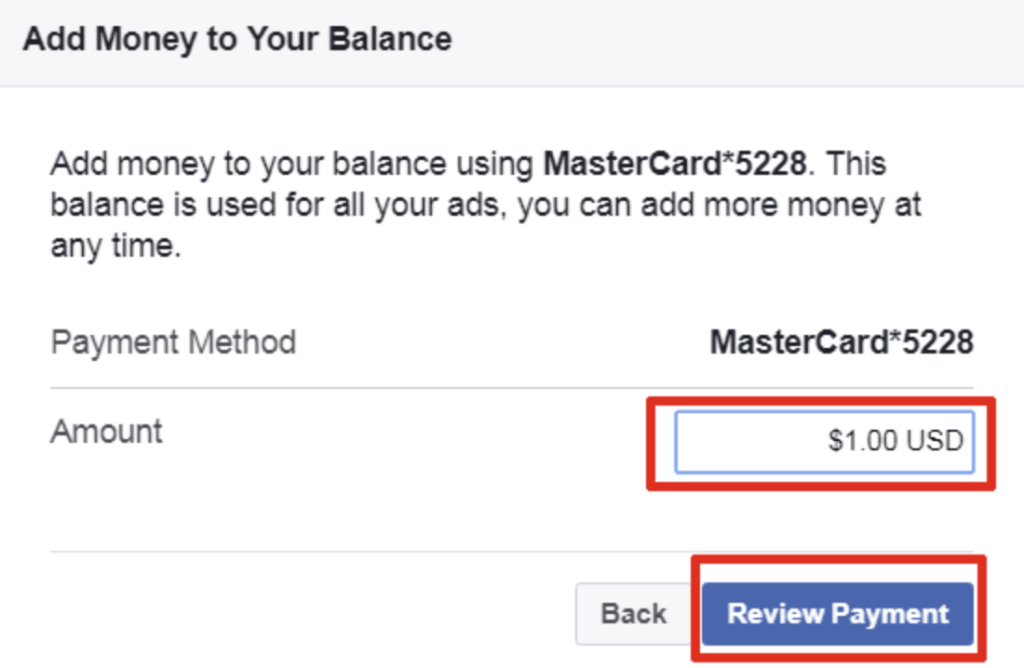 Benefits of running prepaid ads on Facebook