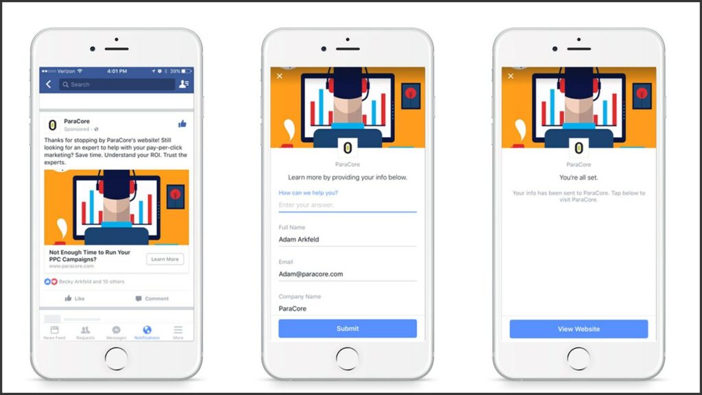Các hình thức chạy quảng cáo Facebook phổ biến hiện nay