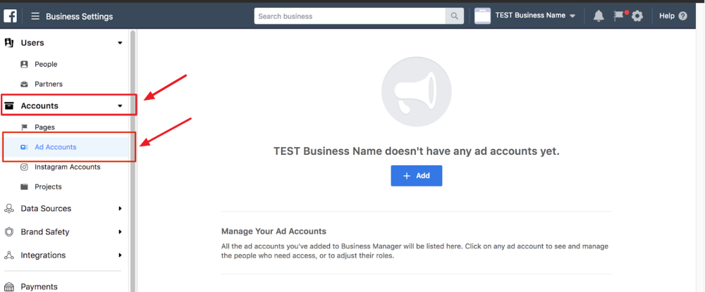 How to create a second ad account on facebook