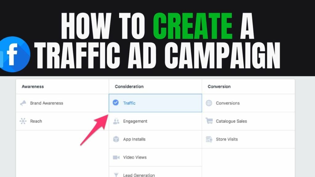 How to create a traffic ad on facebook