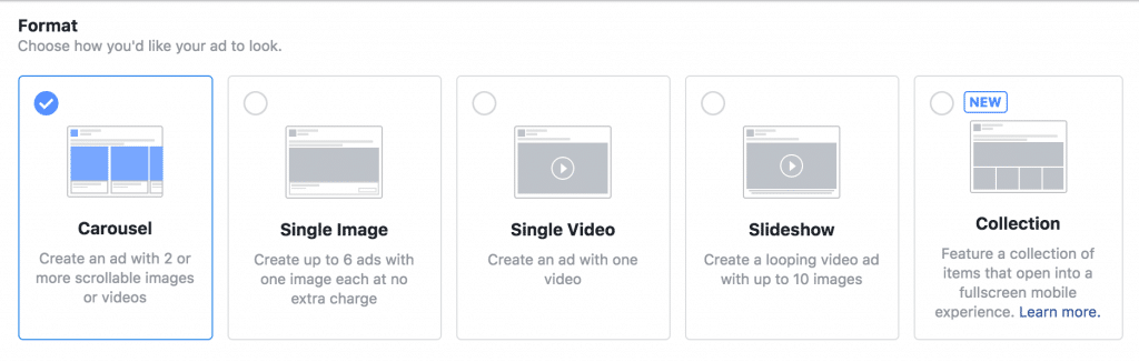 Popular forms of Facebook advertising today