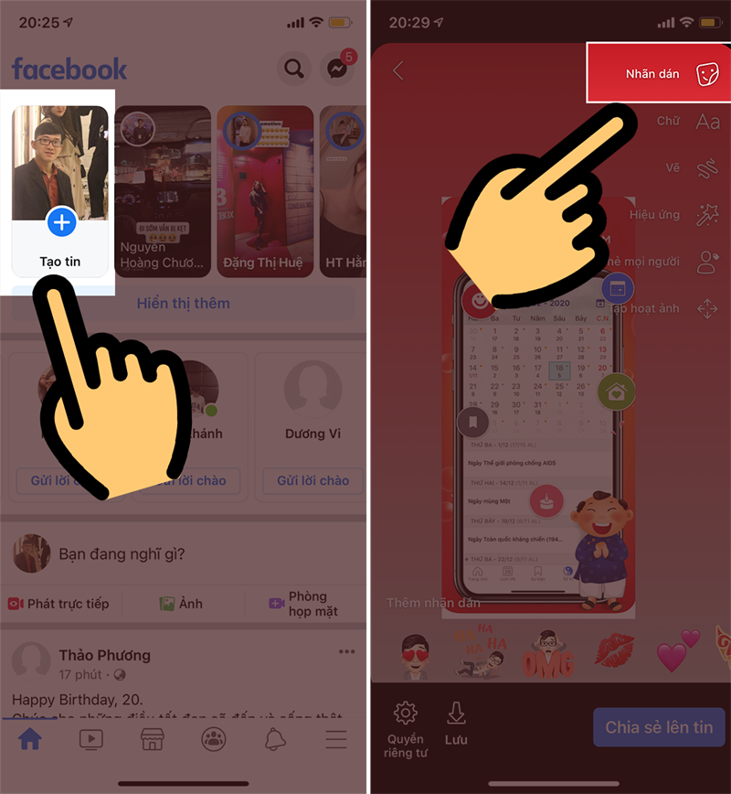 cách tạo đếm ngược trên Facebook chi tiết