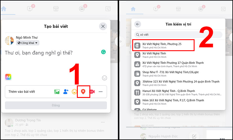 cách tạo địa điểm trên Facebook