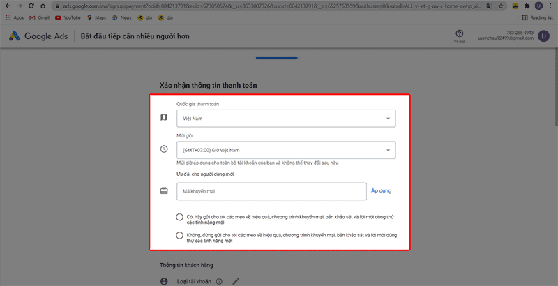 Cách tạo tài khoản google ads nhanh chóng và hiệu quả