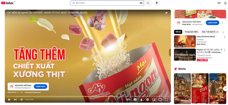 Chi phí quảng cáo Youtube hàng tháng