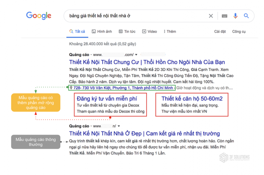 Tính năng liên kết quảng cáo của Google Ads
