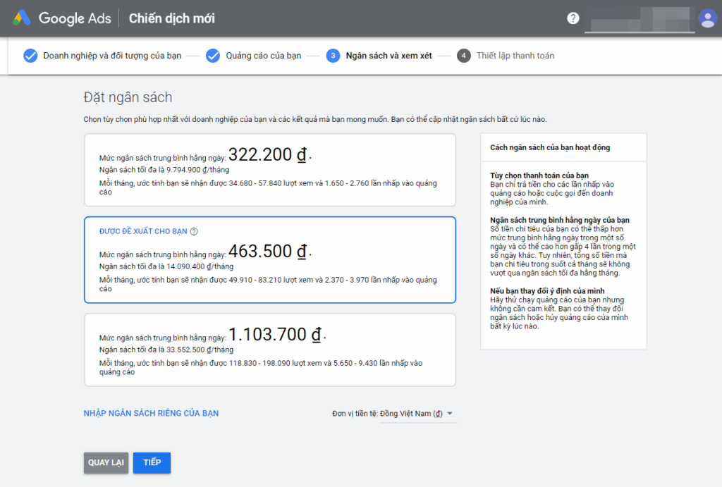 Cách chạy quảng cáo trên Google doanh nghiệp của tôi