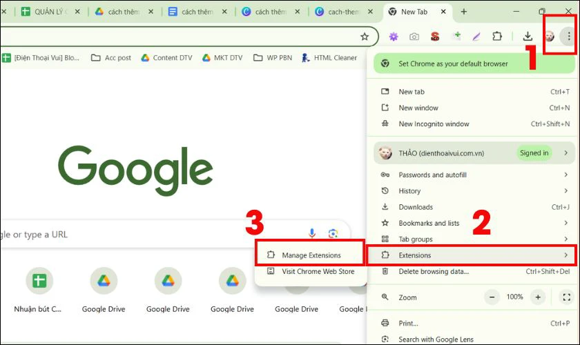 Thêm tiện ích vào Google đem lại mục đích gì?