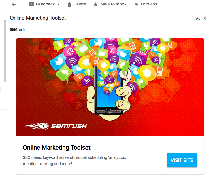 Learn about Gmail ads