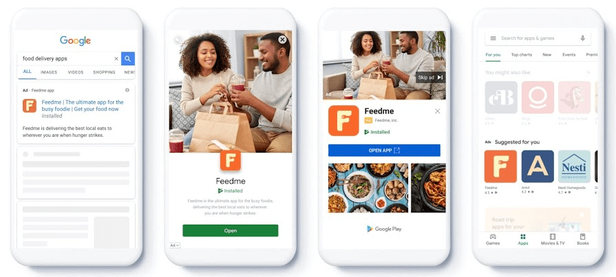 Overview of app advertising on Google