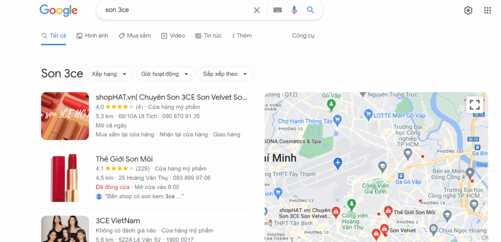 Quảng cáo mua sắm trên Google có gía bao nhiêu?