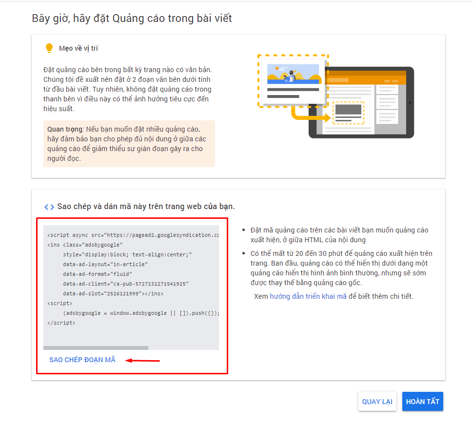 Cách đặt quảng cáo Google trên WordPress chuẩn nhất