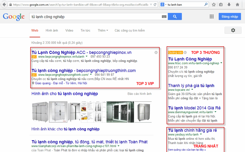 Danh sách vị trí quảng cáo Google Ads bạn cần biết