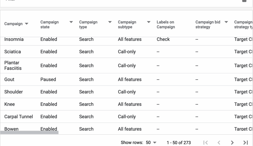 How does a campaign subtype differ from a main campaign?