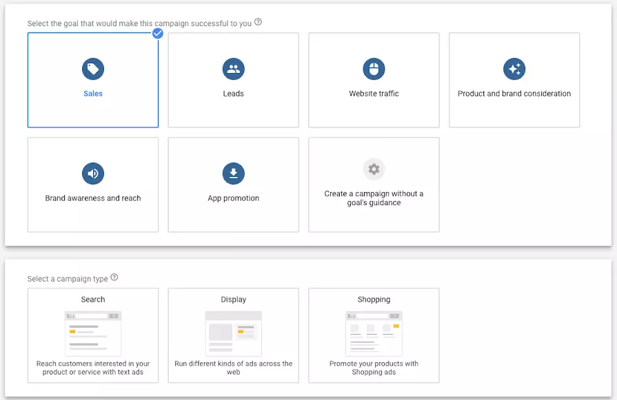 campaign subtype google ads