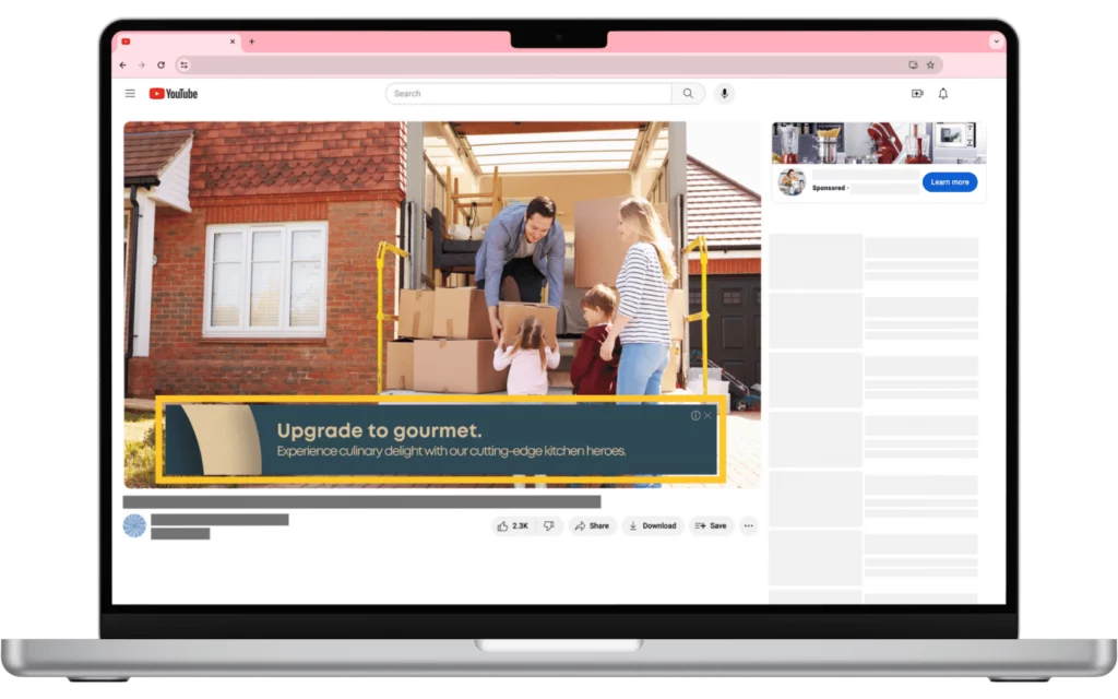 How YouTube Overlay Ad Specs Are Displayed