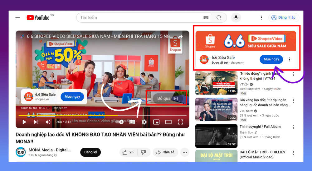 Quảng cáo đệm thông số kỹ thuật trên YouTube hoạt động như thế nào?