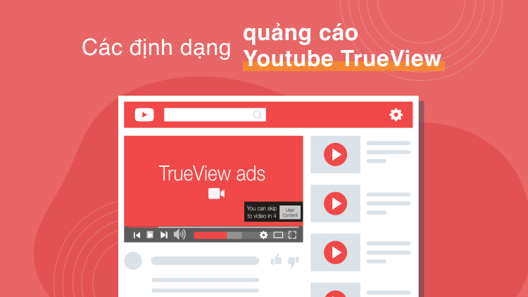Youtube trueview không thể bỏ qua trong hệ thống quảng cáo video