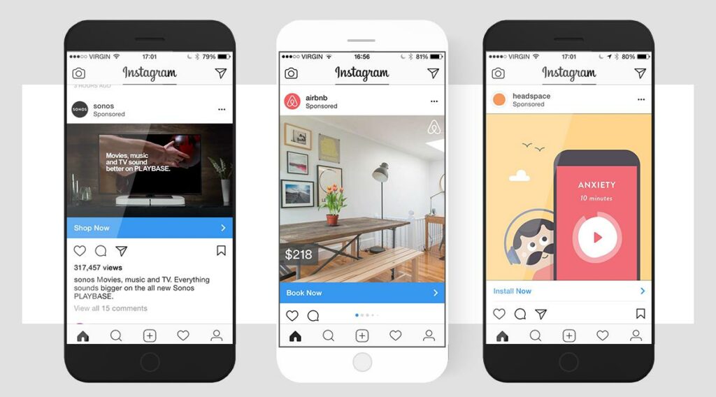 Các giai đoạn quảng cáo Instagram để tăng lượng người theo dõi
