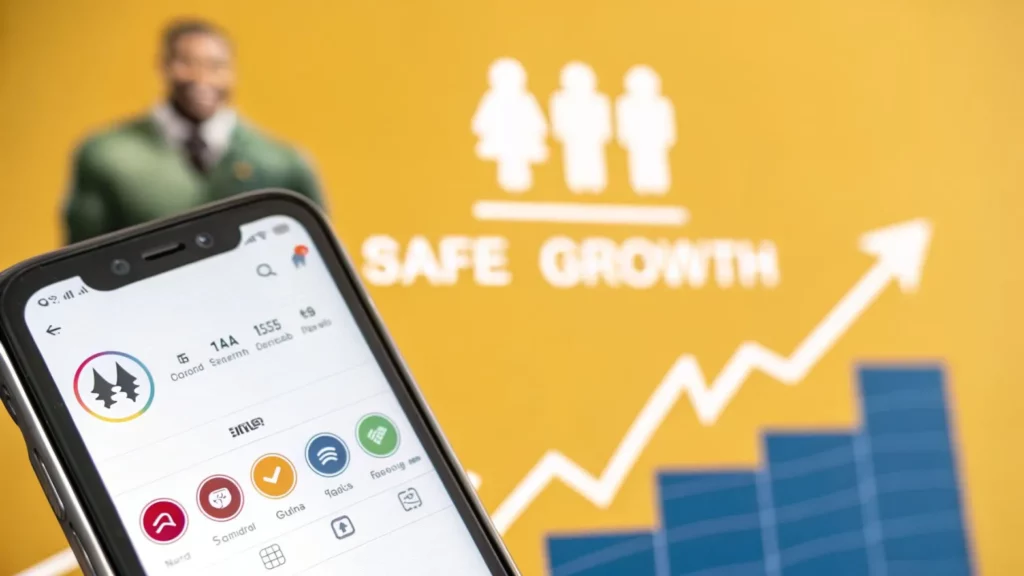 Safe Links for Organic Follower Acquisition