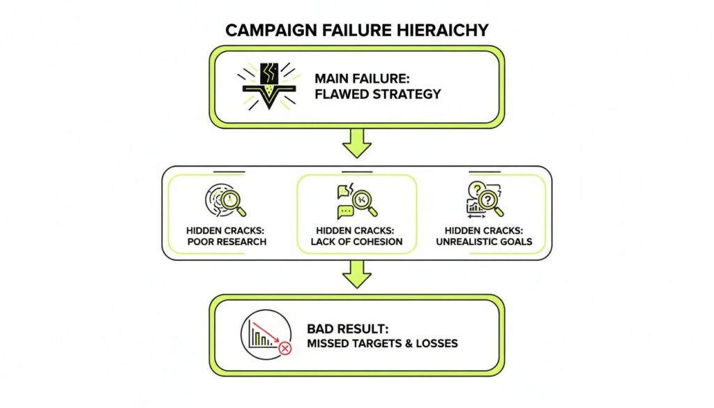 Analyzing 3 Core Causes Behind Campaign Failure