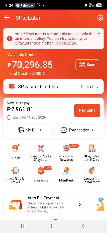 Alternative Installment Guide via SPayLater for Debit Card Holders