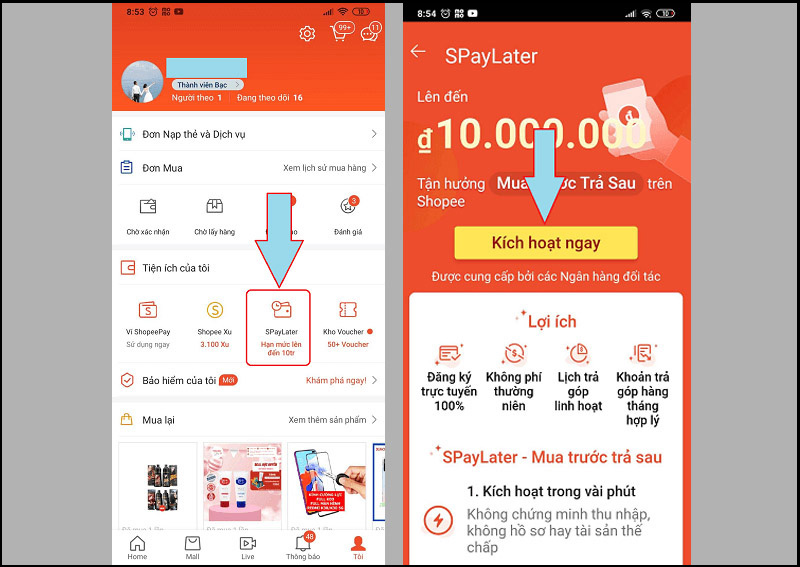 Hướng dẫn mua hàng trả góp qua SPayLater dành cho người chỉ có thẻ ghi nợ