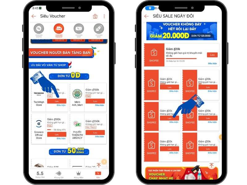 Phân loại các nhóm voucher thanh toán hóa đơn Shopee phổ biến