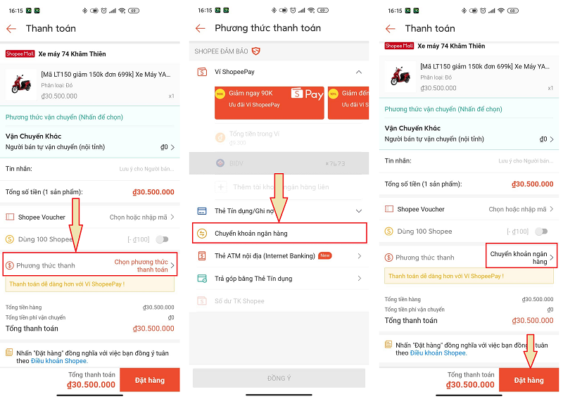 BRI Direct Debit trên Shopee là gì và sự khác biệt so với chuyển khoản ngân hàng